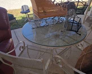 Wrought Iron Patio Set