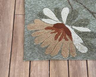 Floral Outdoor Area Rug