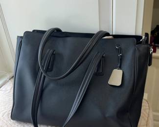 Tumi Black Saffiano Leather Tote Bag