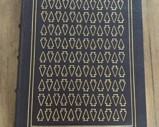 Easton Press Leatherbound Book, James Fenimore Cooper “The Last of the Mohicans”, Decorative Arrowhead Design