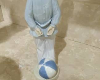 Nao by Lladro Porcelain Figurine - Boy with Ball