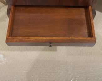 Cambridge Wooden Cellarette on Stand with Brass Keyhole Escutcheon 21 x 17 x 24