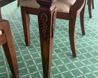 Dining Table w Three 15” Apron Leaves - W68”xD47”xH29” American Black Solid Walnut