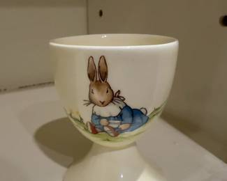 Royal Doulton England Bunnykins Footed Egg Cup