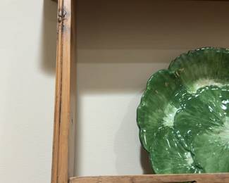 Rustic Pine Wall-Mounted Rack (Excludes Plates)