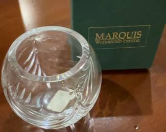 Marquis by Waterford Crystal Round Candle Holder or Votive Bowl