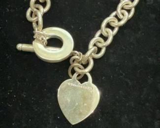 Tiffany & Co. Sterling Silver Heart Tag Toggle Bracelet - Excl from Markdowns