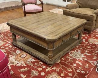 Hooker Furniture Rustic Cocktail Table 