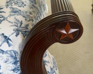 Iberville Sleigh Bed Frame with Dreamwell Mattress (Alana - Plush) (99” x 83” x 47”)