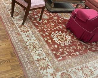 Hand Knotted Wool Area Rug