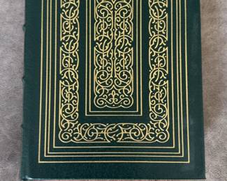 Easton Press, “A Tale of Two Cities” by Charles Dickens, Dark Green Leatherbound Classic Book with Gold Gilt Detailing