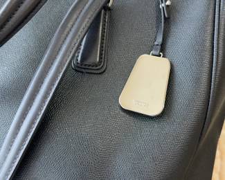 Tumi Black Saffiano Leather Tote Bag