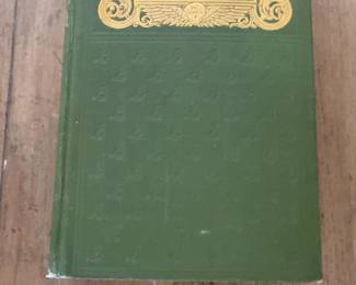 Vintage Hardcover The Man Who Laughs by Victor Hugo Green Cloth Binding, 1869