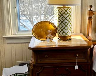 Chelsea House Lamps - Dana Gibson  - Italian Gilt Trays