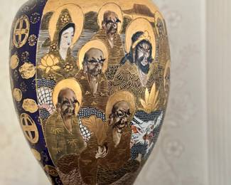 Satsuma Vase " A Thousand Faces"
