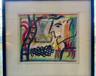 "Sour Grapes" Original Mixed Media