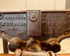 This is the vice that is attached to the workbench.  