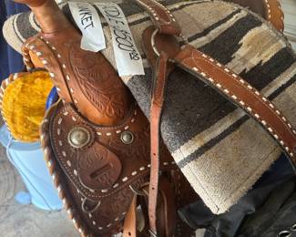 Nice Saddle - blanket and Stand