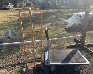 Two Wheel Dollie, Stainless Steel Push Cart, Horse Jump