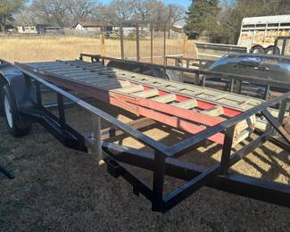 Matal Flat Bed Trailer