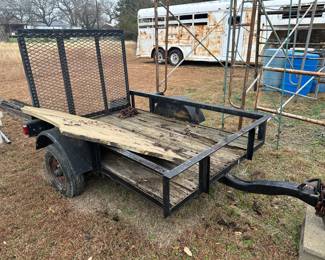 6'-0" Long Flat Bed Trailer