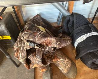 Camo Waders - Moving Blanket