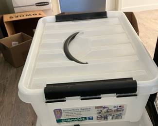 Plastic Storage. 5 available