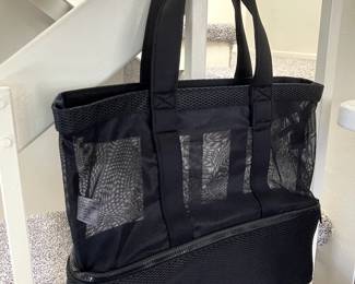 Mesh Bag with Small Cooler in Bottom