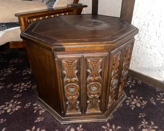 Vintage Wooden End Table