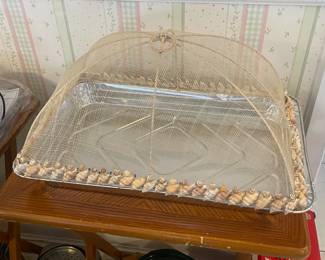 Seashell Food Tray Cover