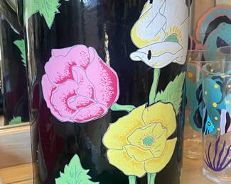 Vintage Floral Ice Bucket