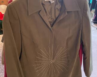 FABULOUS Clothing Collection Featuring Many Vintage Pieces From The 1980s Like.....Western Wear, Velvet Smoking Jackets, Corduroy Pants, Colorful Pant Suits, Snakeskin Sweaters, Rhinestoned & Bedazzled Blazers, Bell Bottom Dresses, & MORE! 