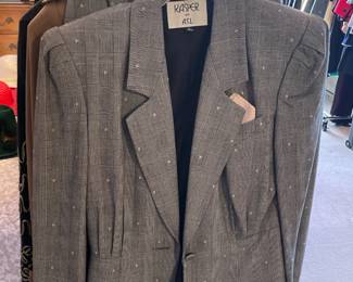 FABULOUS Clothing Collection Featuring Many Vintage Pieces From The 1980s Like.....Western Wear, Velvet Smoking Jackets, Corduroy Pants, Colorful Pant Suits, Snakeskin Sweaters, Rhinestoned & Bedazzled Blazers, Bell Bottom Dresses, & MORE! 