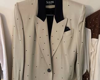 FABULOUS Clothing Collection Featuring Many Vintage Pieces From The 1980s Like.....Western Wear, Velvet Smoking Jackets, Corduroy Pants, Colorful Pant Suits, Snakeskin Sweaters, Rhinestoned & Bedazzled Blazers, Bell Bottom Dresses, & MORE! 