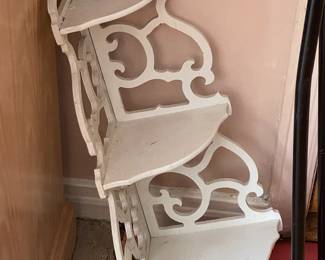 Vintage Wooden Corner Shelf