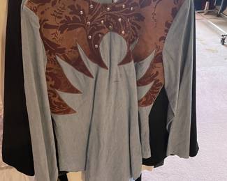 FABULOUS Clothing Collection Featuring Many Vintage Pieces From The 1980s Like.....Western Wear, Velvet Smoking Jackets, Corduroy Pants, Colorful Pant Suits, Snakeskin Sweaters, Rhinestoned & Bedazzled Blazers, Bell Bottom Dresses, & MORE! 