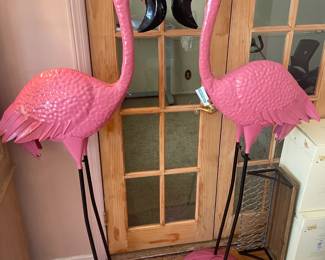 Large Outdoor Flamingo Figurines