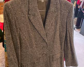 FABULOUS Clothing Collection Featuring Many Vintage Pieces From The 1980s Like.....Western Wear, Velvet Smoking Jackets, Corduroy Pants, Colorful Pant Suits, Snakeskin Sweaters, Rhinestoned & Bedazzled Blazers, Bell Bottom Dresses, & MORE! 