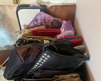 Assorted Clutches & Cosmetics Bags