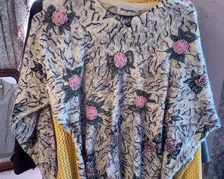 FABULOUS Clothing Collection Featuring Many Vintage Pieces From The 1980s Like.....Western Wear, Velvet Smoking Jackets, Corduroy Pants, Colorful Pant Suits, Snakeskin Sweaters, Rhinestoned & Bedazzled Blazers, Bell Bottom Dresses, & MORE! 