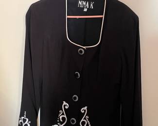 FABULOUS Clothing Collection Featuring Many Vintage Pieces From The 1980s Like.....Western Wear, Velvet Smoking Jackets, Corduroy Pants, Colorful Pant Suits, Snakeskin Sweaters, Rhinestoned & Bedazzled Blazers, Bell Bottom Dresses, & MORE! 