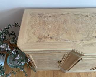 Blonde Wood Dining Room Buffet Cabinet (Drexel Heritage)