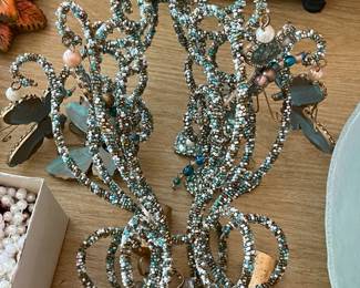 Hanging Butterfly Beaded Windchime