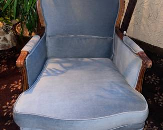 Vintage Upholstered Accent Arm Chair