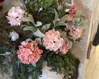 MASSIVE Floral Arrangement In Oversized Floor Vase