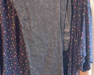 FABULOUS Clothing Collection Featuring Many Vintage Pieces From The 1980s Like.....Western Wear, Velvet Smoking Jackets, Corduroy Pants, Colorful Pant Suits, Snakeskin Sweaters, Rhinestoned & Bedazzled Blazers, Bell Bottom Dresses, & MORE! 