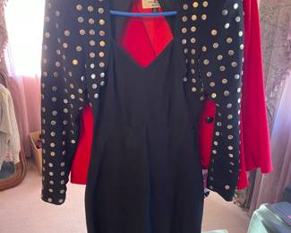 FABULOUS Clothing Collection Featuring Many Vintage Pieces From The 1980s Like.....Western Wear, Velvet Smoking Jackets, Corduroy Pants, Colorful Pant Suits, Snakeskin Sweaters, Rhinestoned & Bedazzled Blazers, Bell Bottom Dresses, & MORE! 