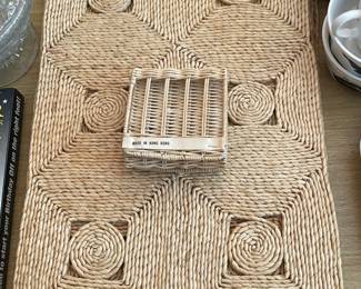 Vintage Wicker Placemats