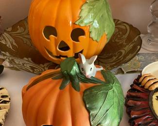 Pumpkin Candle Holders