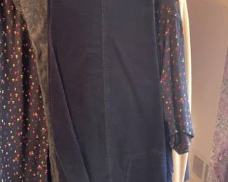 FABULOUS Clothing Collection Featuring Many Vintage Pieces From The 1980s Like.....Western Wear, Velvet Smoking Jackets, Corduroy Pants, Colorful Pant Suits, Snakeskin Sweaters, Rhinestoned & Bedazzled Blazers, Bell Bottom Dresses, & MORE! 